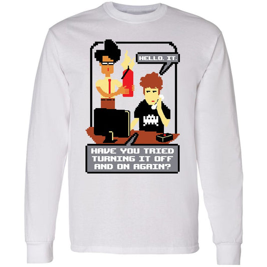 Long Sleeve T-Shirt - SQRDPTT9 - White - 1