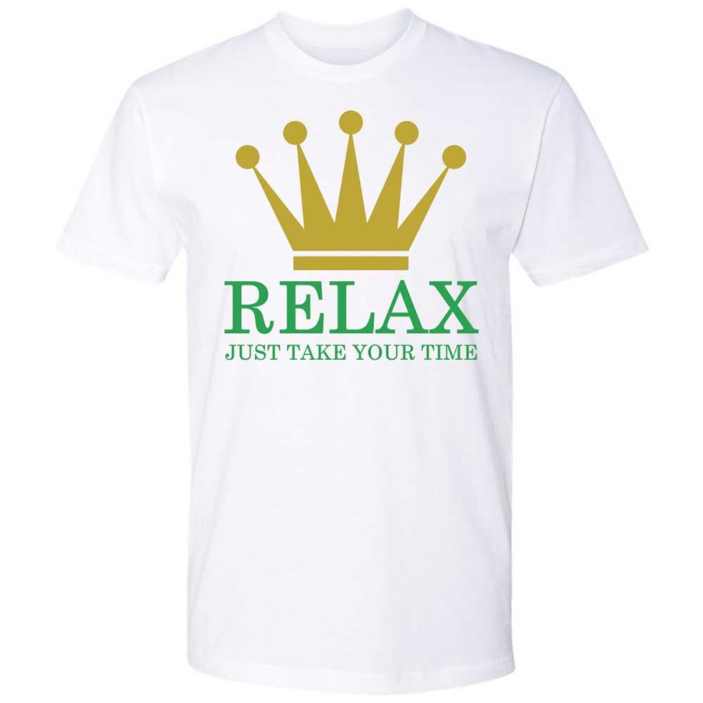 Relax Just Take Your Time - White - 1