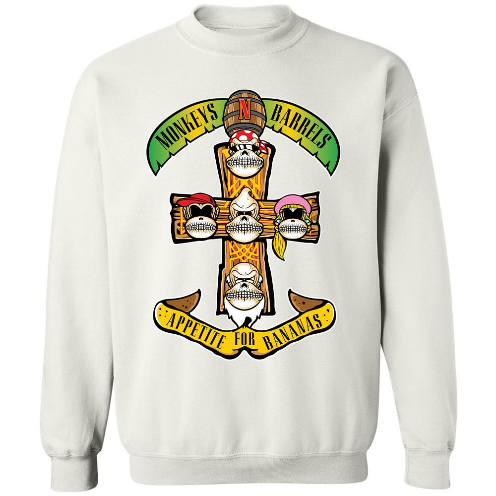 Classic Unisex Sweatshirt - 8FPMRQXZ - White - 1