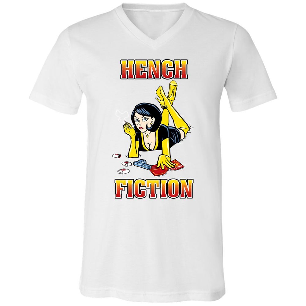 Unisex V-Neck T-Shirt - 9BPRKBAA - White - 1