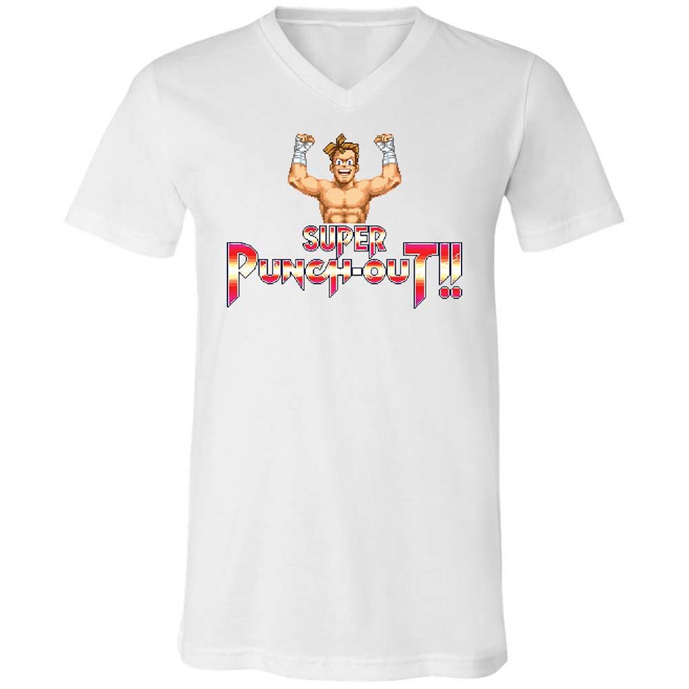 Unisex V-Neck T-Shirt - 2AM3EMLQ - White - 1