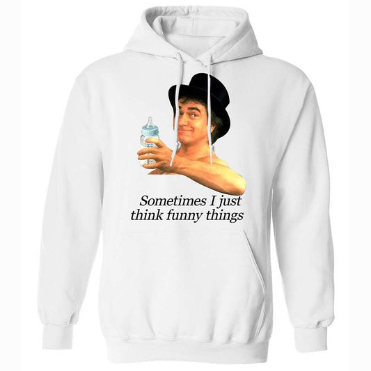 Sometimes I just think funny things - White - 1