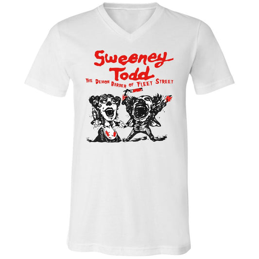 Unisex V-Neck T-Shirt - VVPKU66S - White - 1