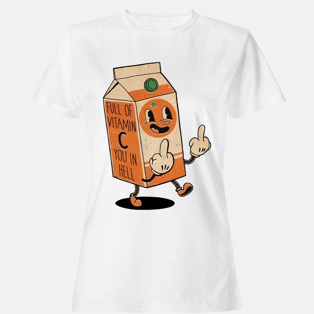 Women's T-Shirt - HJGXE73T - White - 1