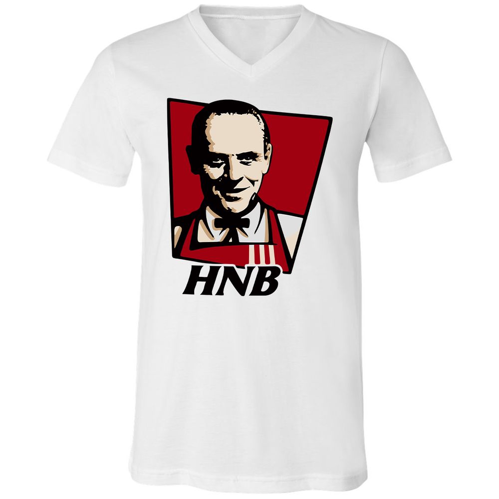 Unisex V-Neck T-Shirt - ESGMKDG6 - White - 1