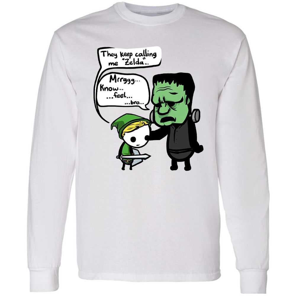 Long Sleeve T-Shirt - ZHF5PXCU - White - 1