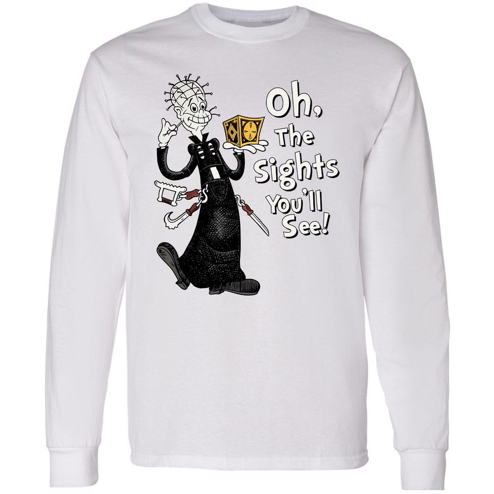 Long Sleeve T-Shirt - ANSQGTFA - White - 1