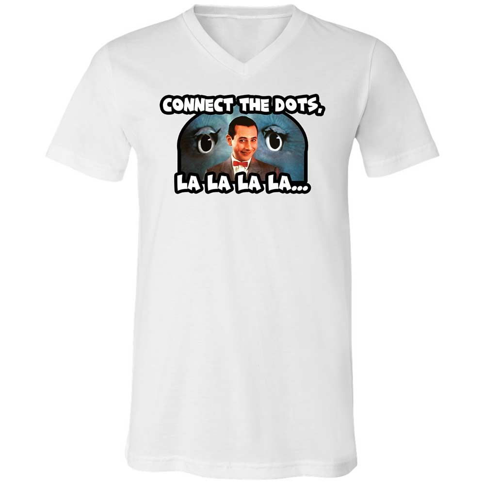 Unisex V-Neck T-Shirt - KN9M8C8S - White - 1