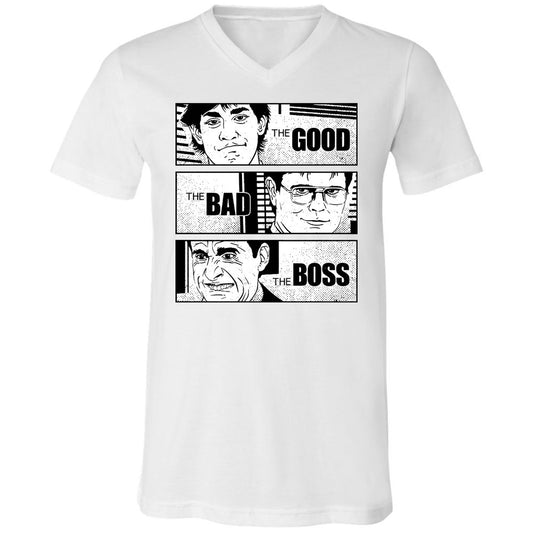 Unisex V-Neck T-Shirt - N32P66WQ - White - 1