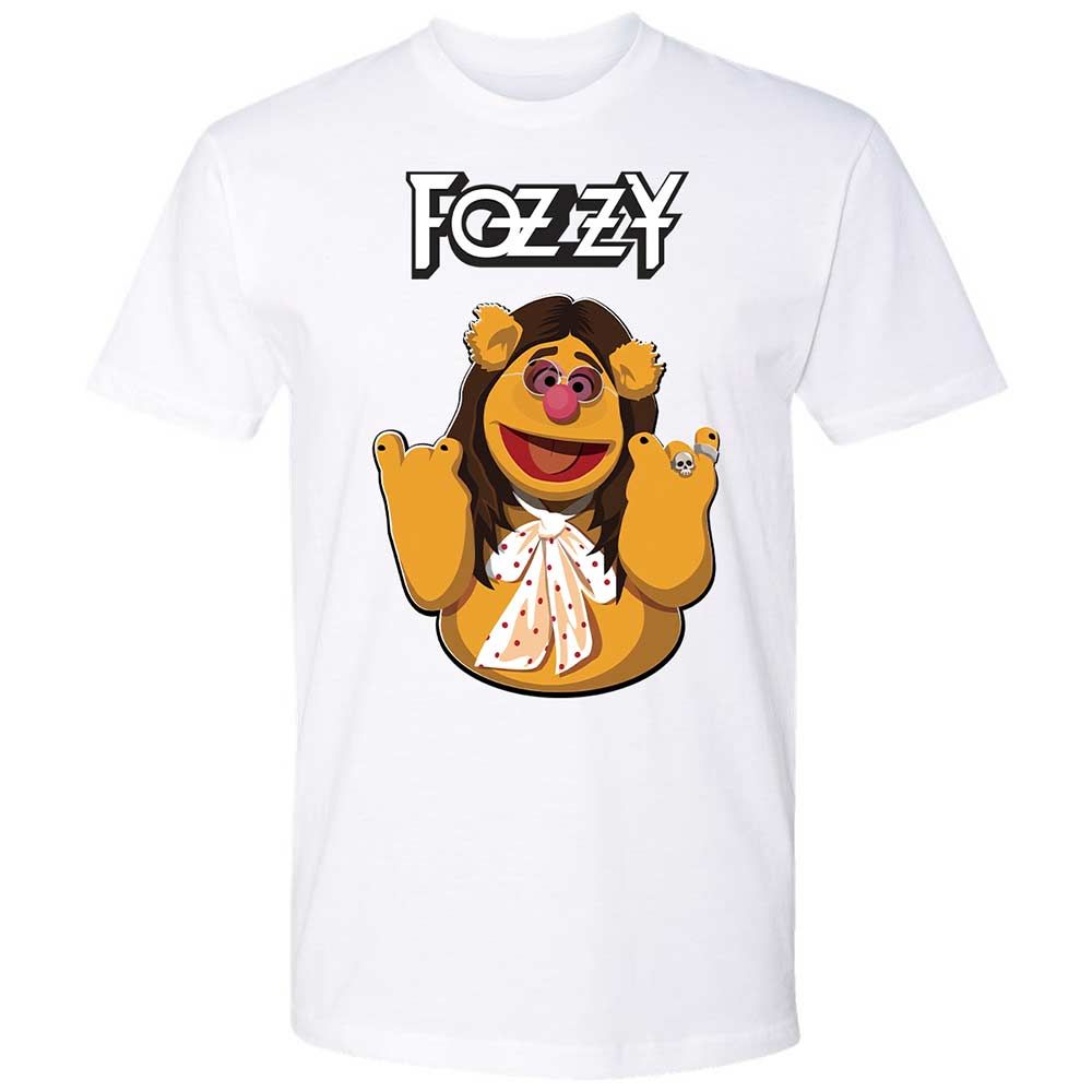 Fozzie Muppet as Rockstar - White - 1
