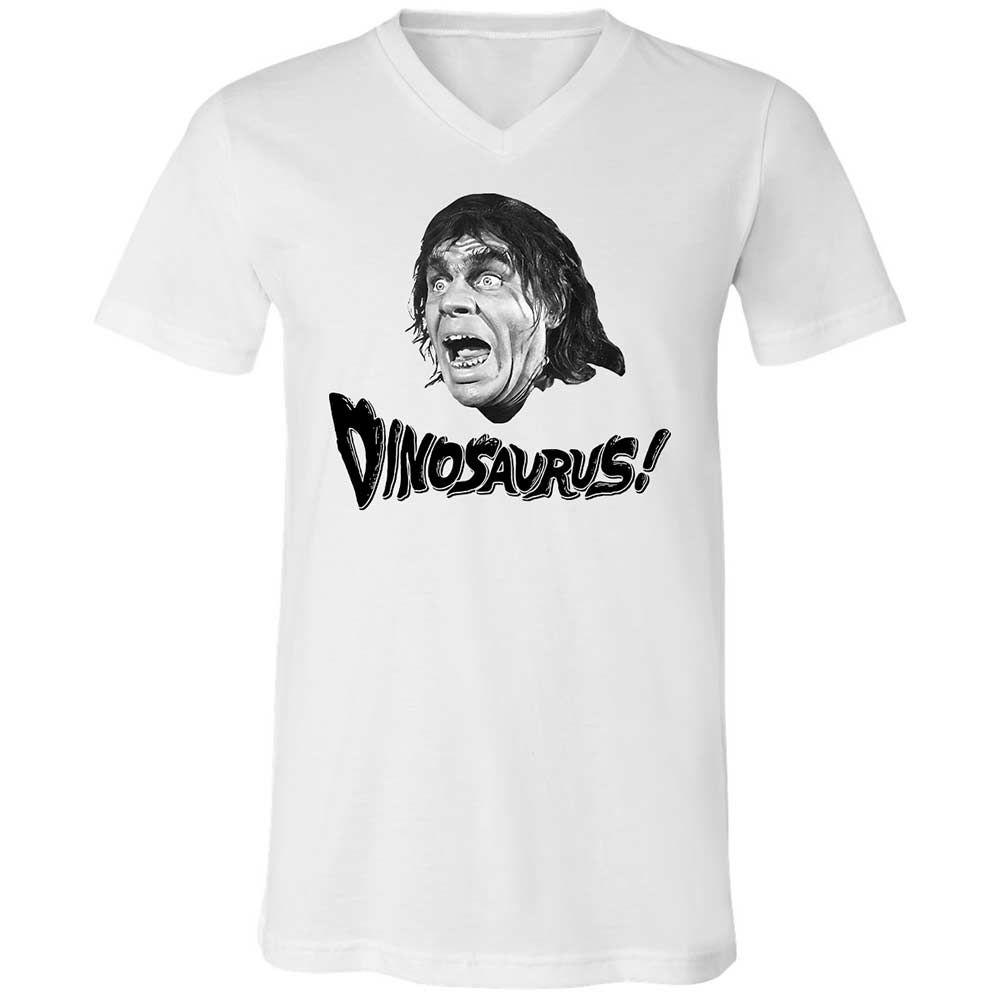 Unisex V-Neck T-Shirt - KTZ8SLQN - White - 1