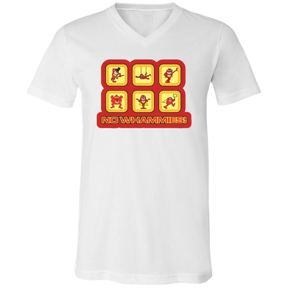 Unisex V-Neck T-Shirt - U3CUMYB6 - White - 1