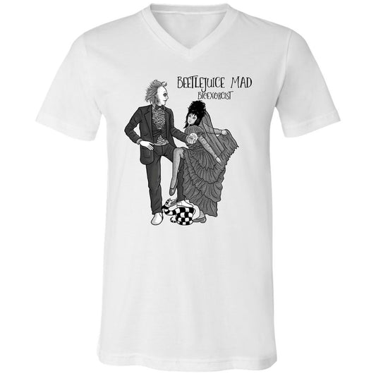 Unisex V-Neck T-Shirt - 2TV4J9AB - White - 1