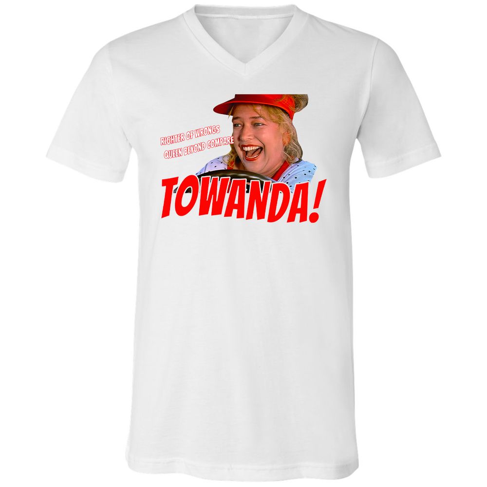 Unisex V-Neck T-Shirt - 3XM224NL - White - 1