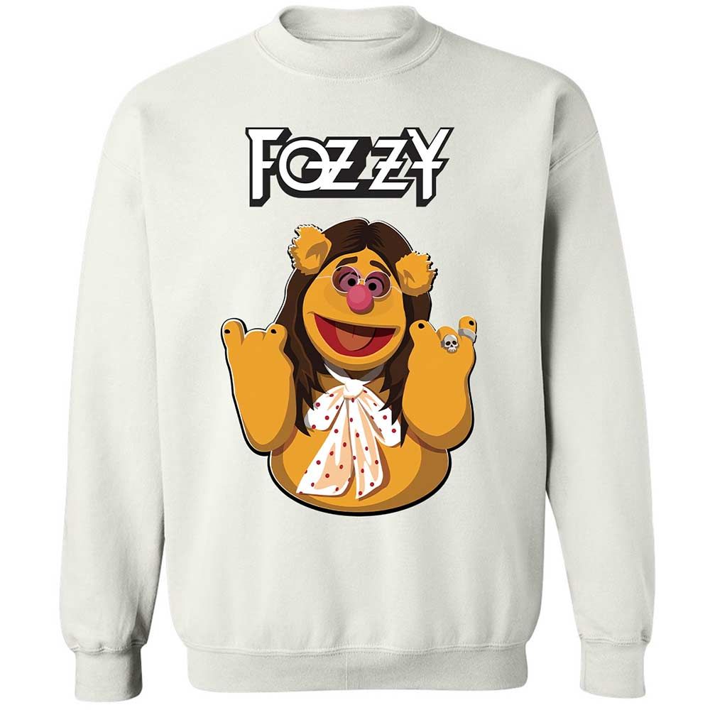 Fozzie Muppet as Rockstar - White - 1
