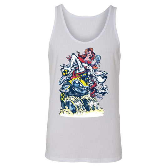 Unisex Jersey Tank - BVKSUKCR - White - 1