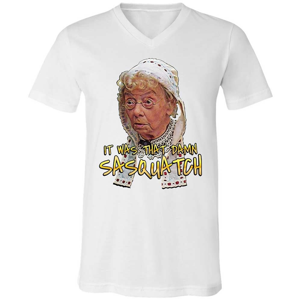 Unisex V-Neck T-Shirt - 2SYMR9XR - White - 1