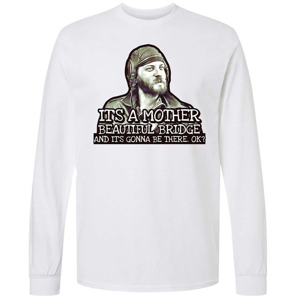 Long Sleeve T-Shirt - LUVKTDNF - White - 1