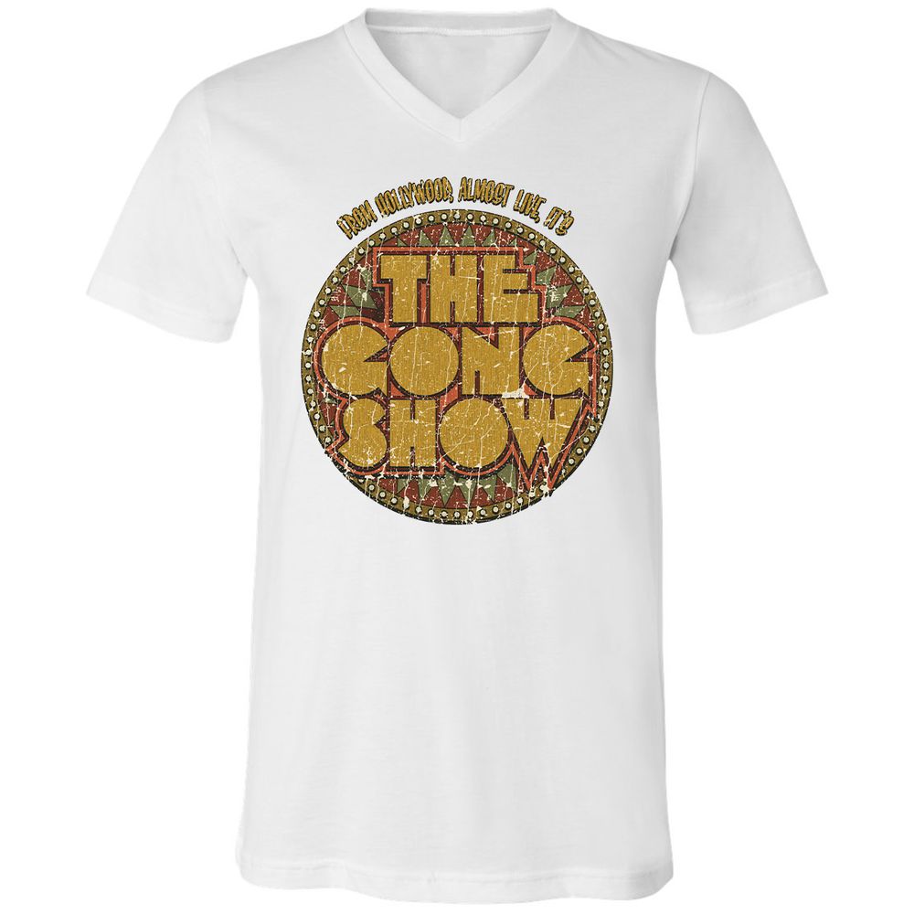 Unisex V-Neck T-Shirt - YTR2B93E - White - 1