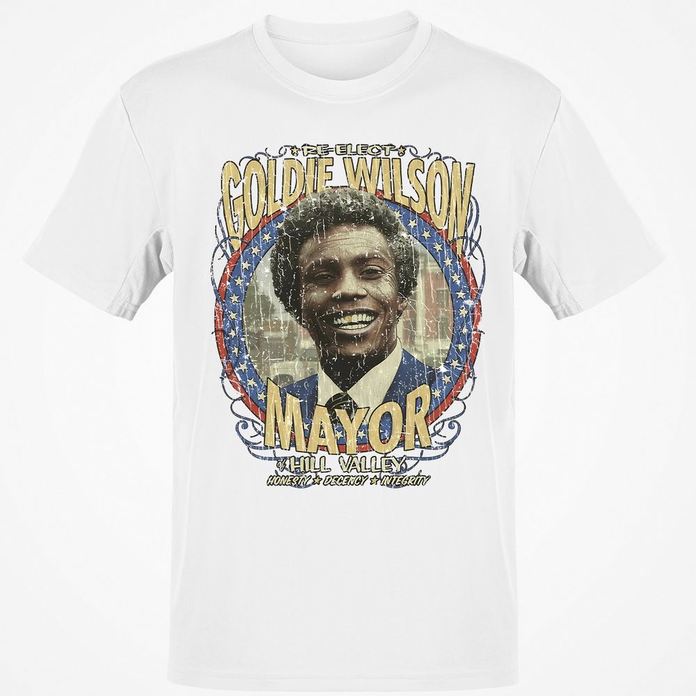 Re-Elect Mayor Goldie Wilson - White - 1