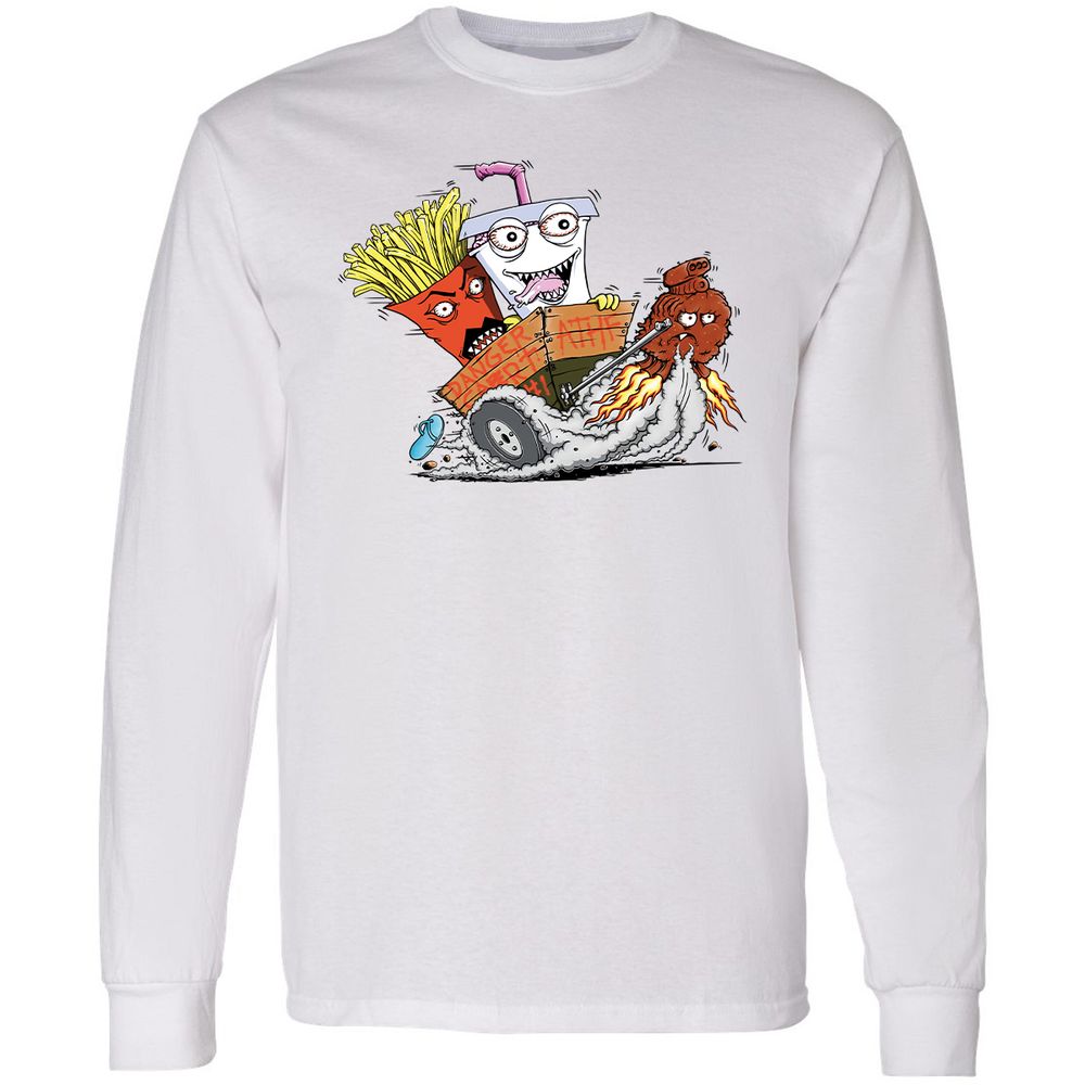 Long Sleeve T-Shirt - C977PTYD - White - 1