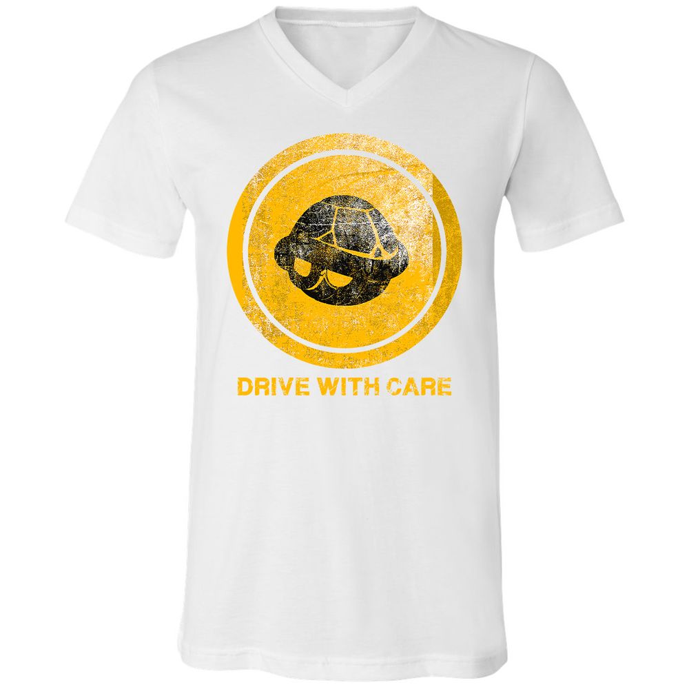 Unisex V-Neck T-Shirt - 2L85XG26 - White - 1