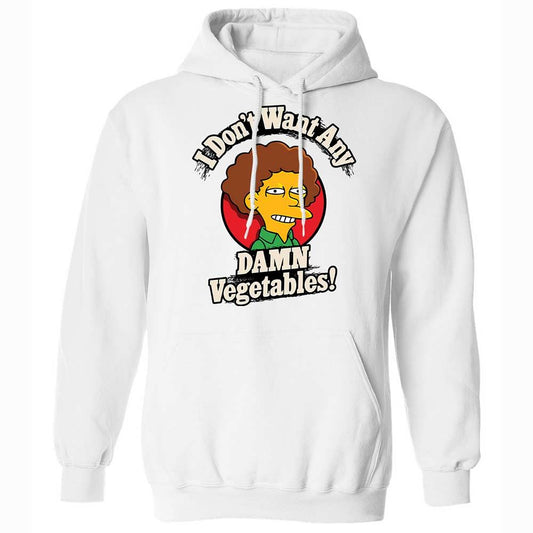 I Don't Want Any Damn Vegetables! - White - 1