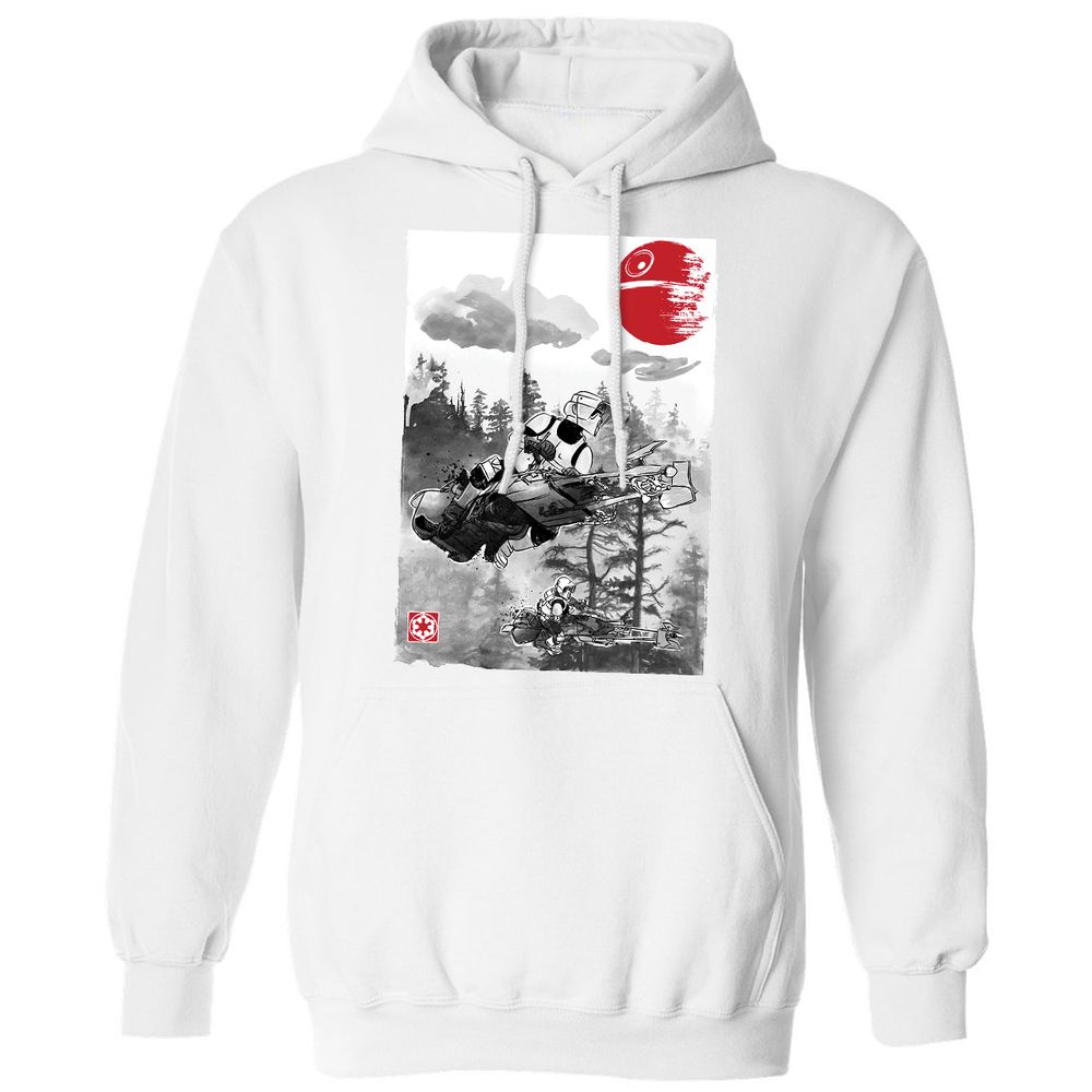 Classic Unisex Hoodie - 6RT749D9 - White - 1