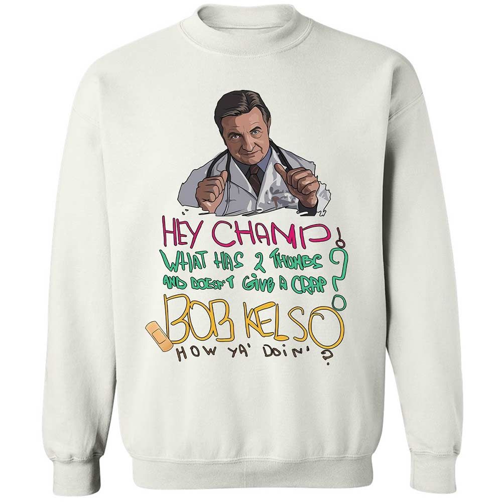 Classic Unisex Sweatshirt - QDW5MKJJ - White - 1