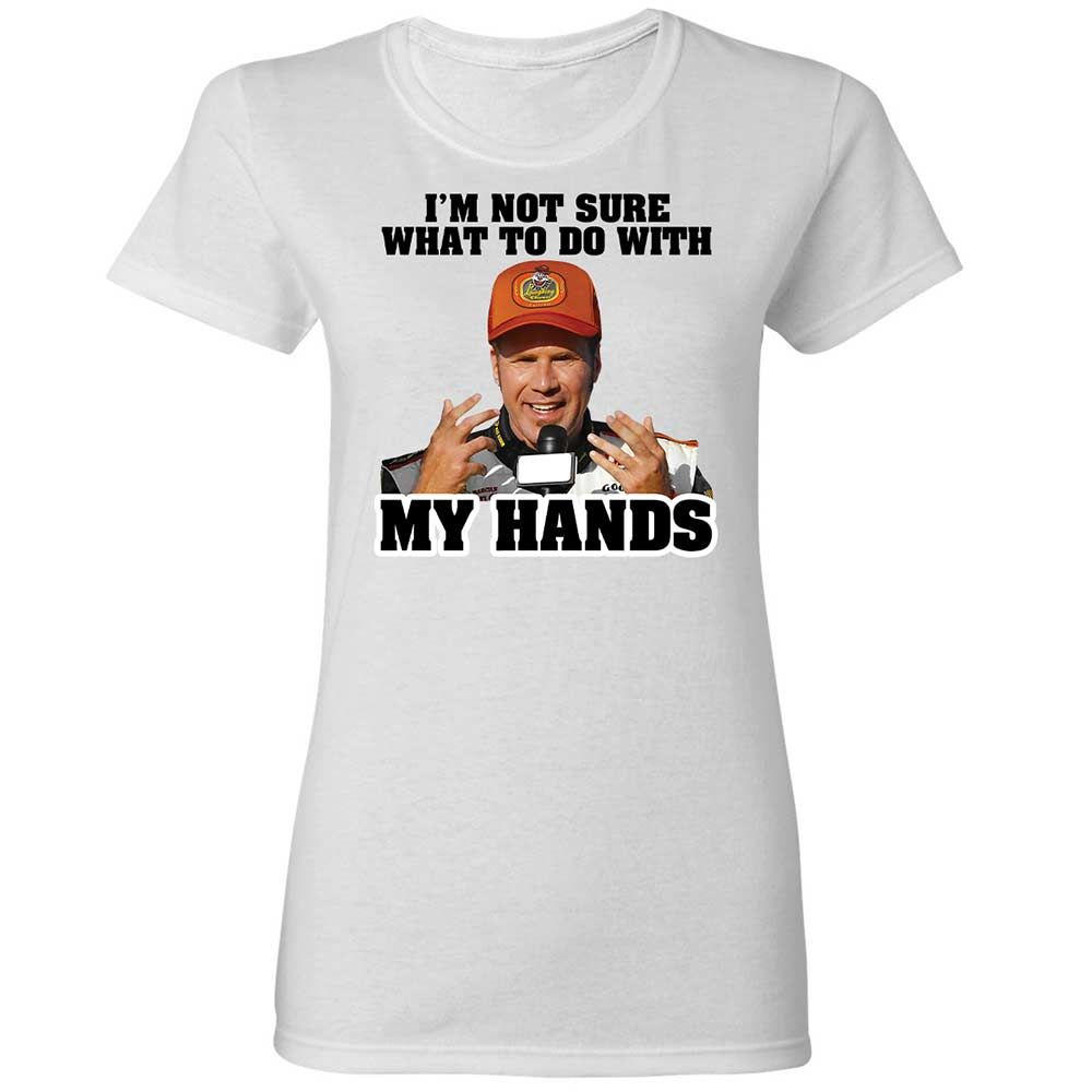 I'm Not Sure What To Do With My Hands - White - 1