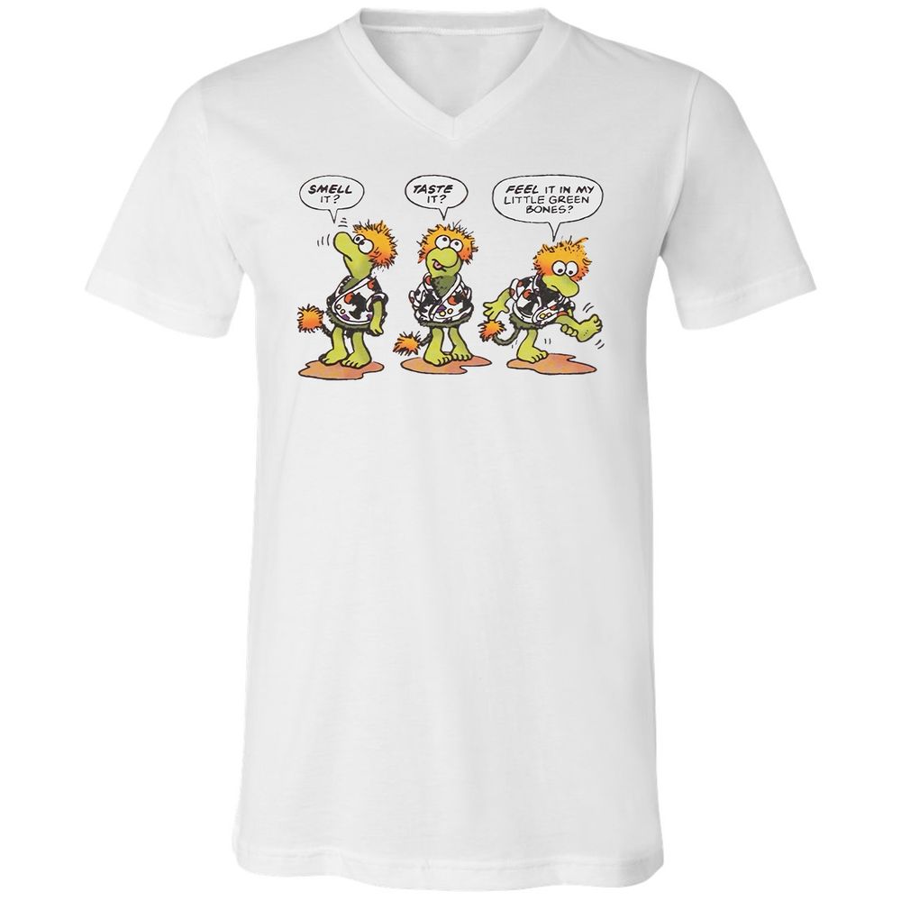 Unisex V-Neck T-Shirt - F17QFVST - White - 1