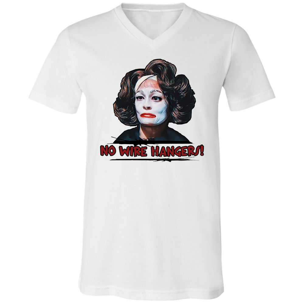 Unisex V-Neck T-Shirt - 6H4ES4WA - White - 1