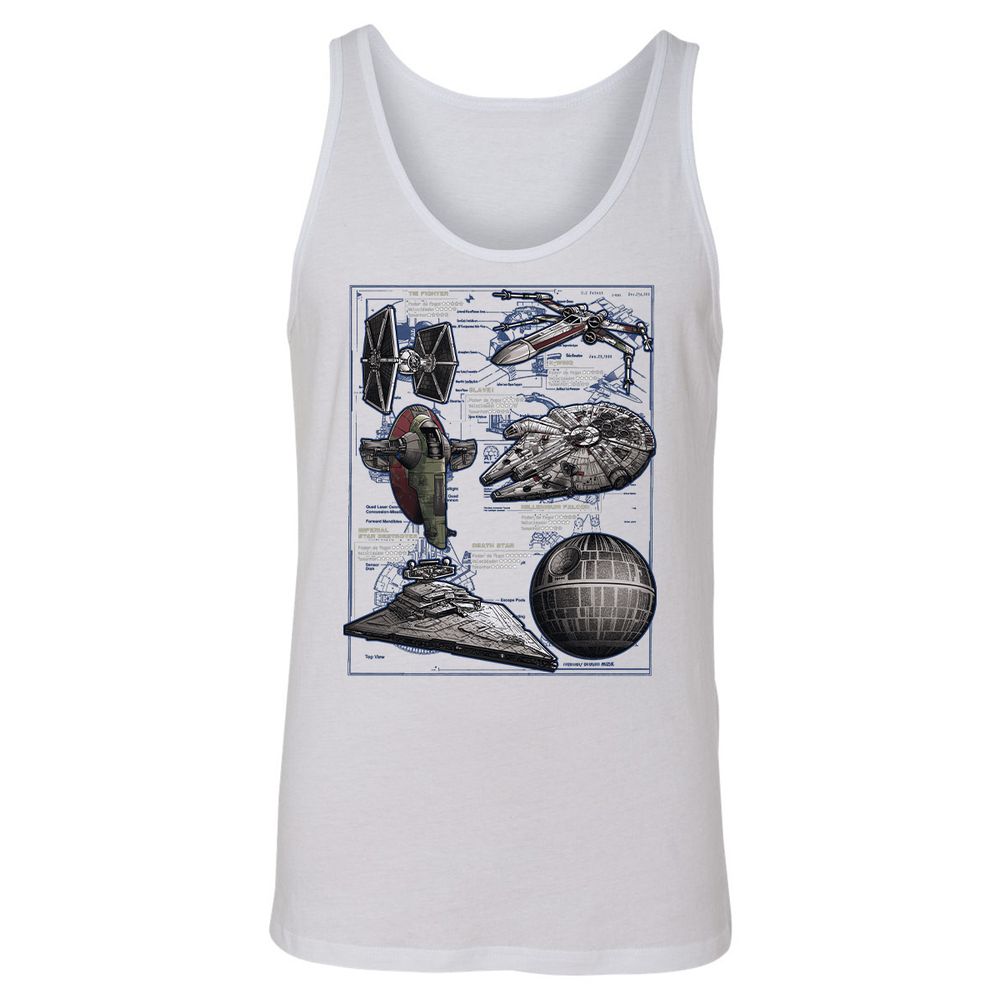 Unisex Jersey Tank - 18MW4JUB - White - 1