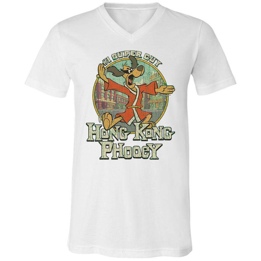 Unisex V-Neck T-Shirt - JEVKKG29 - White - 1