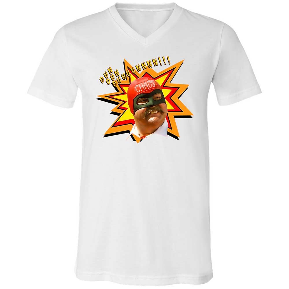 Unisex V-Neck T-Shirt - FBKNZG2W - White - 1