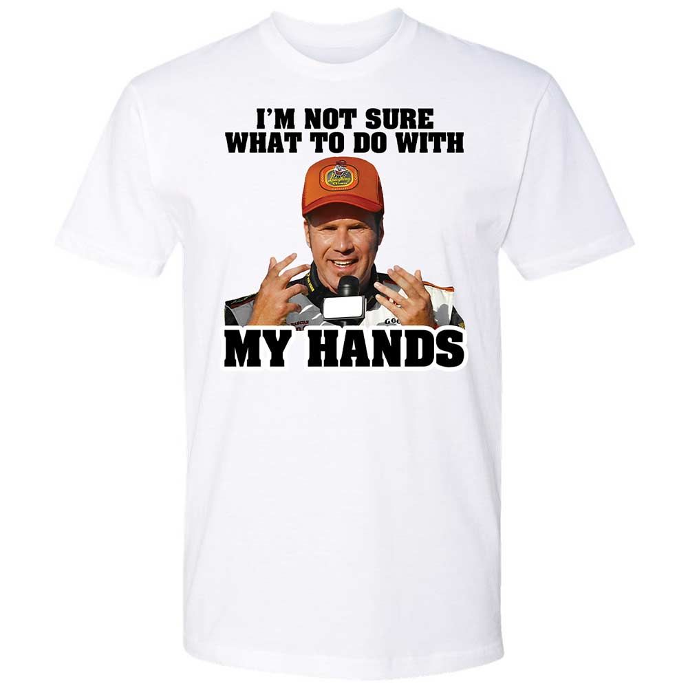 I'm Not Sure What To Do With My Hands - White - 1
