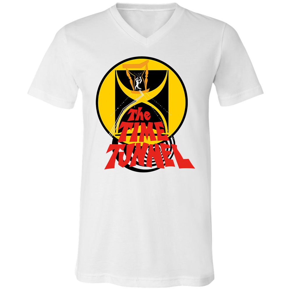 Unisex V-Neck T-Shirt - Y5USDS35 - White - 1