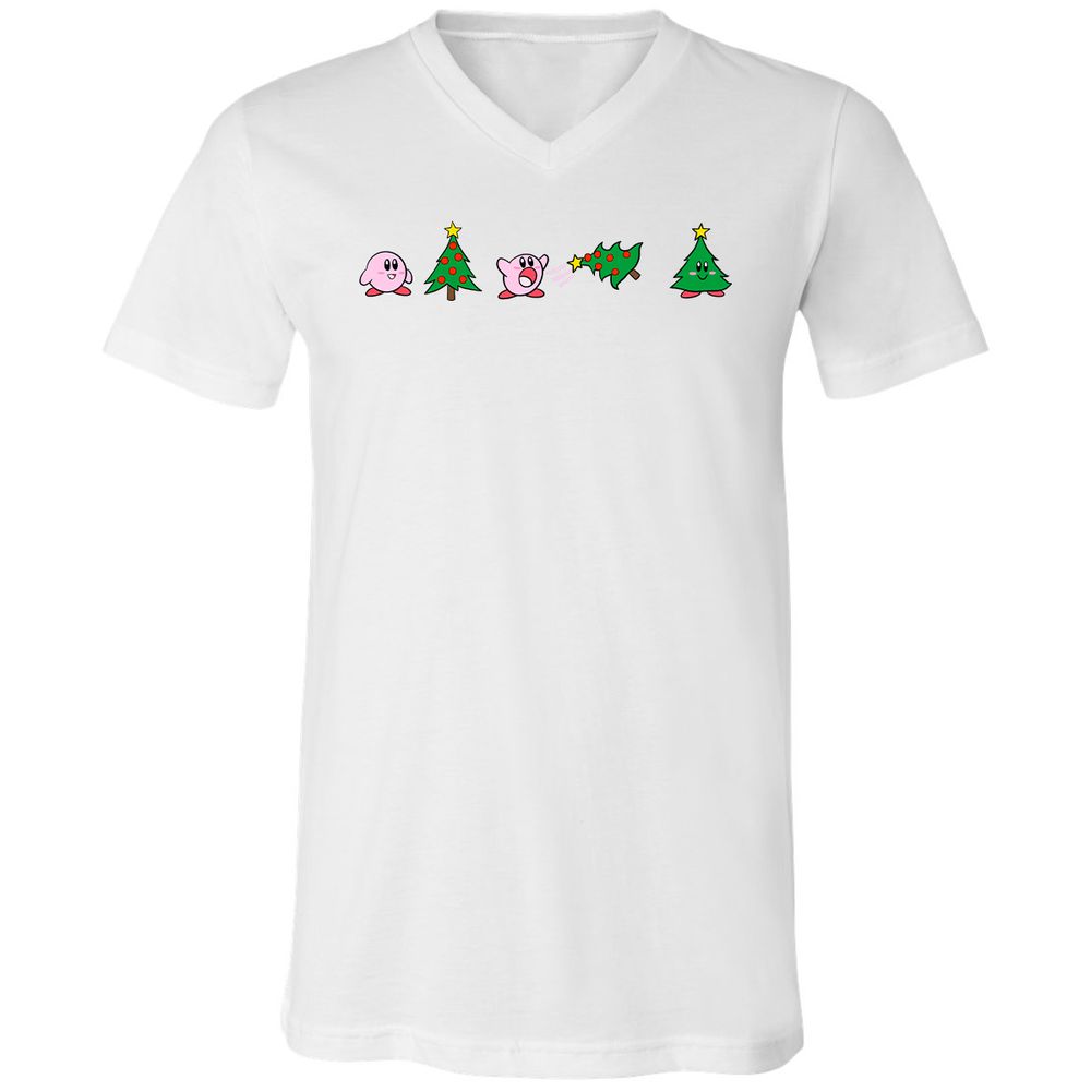 Unisex V-Neck T-Shirt - 2XNGVC66 - White - 1