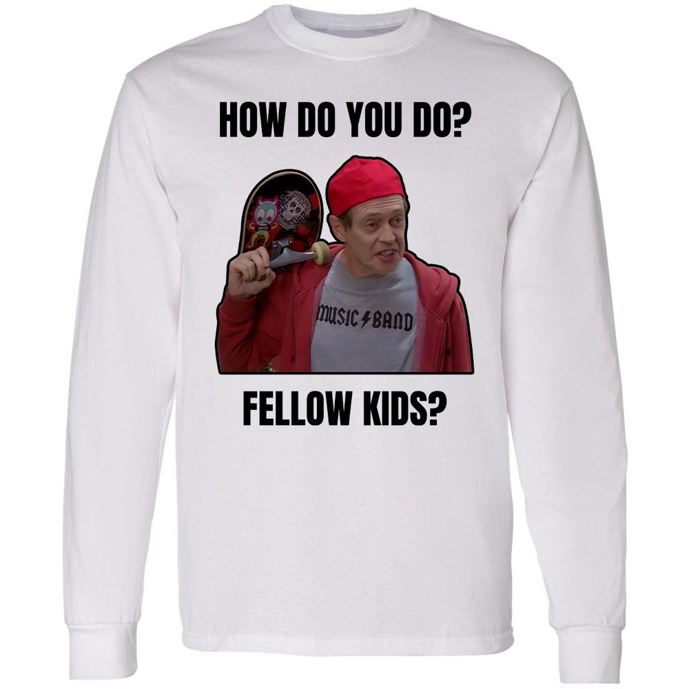 Long Sleeve T-Shirt - PBX3QDB2 - White - 1