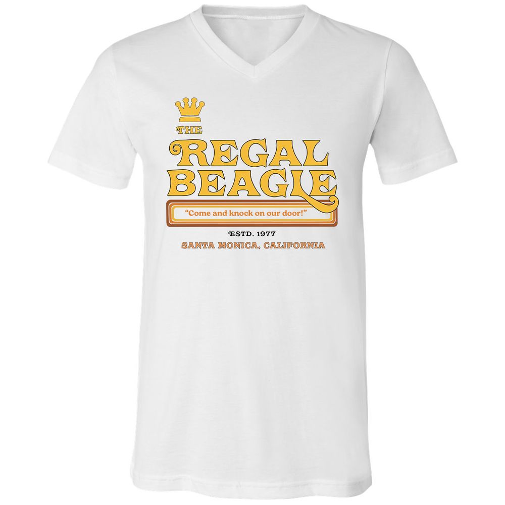 Unisex V-Neck T-Shirt - WSK2H34M - White - 1