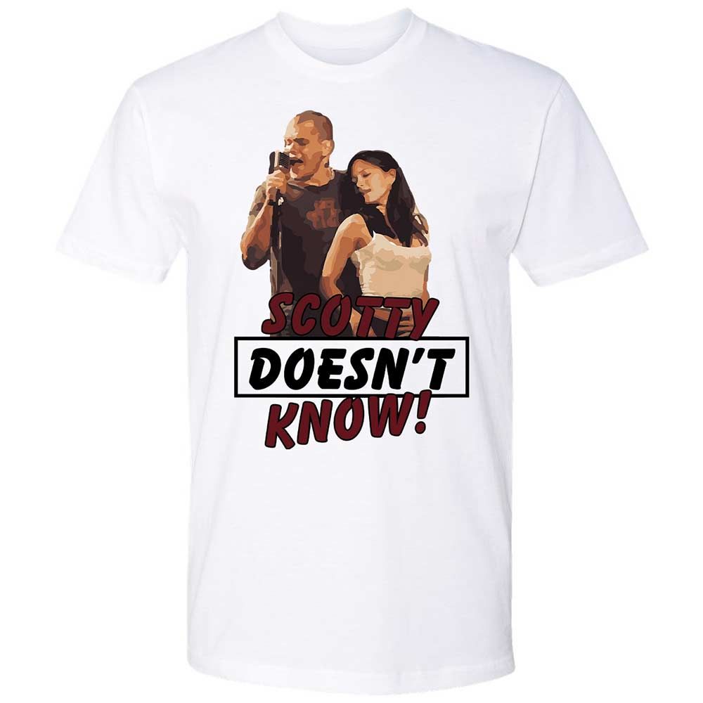 He Doesn't Know - White - 1