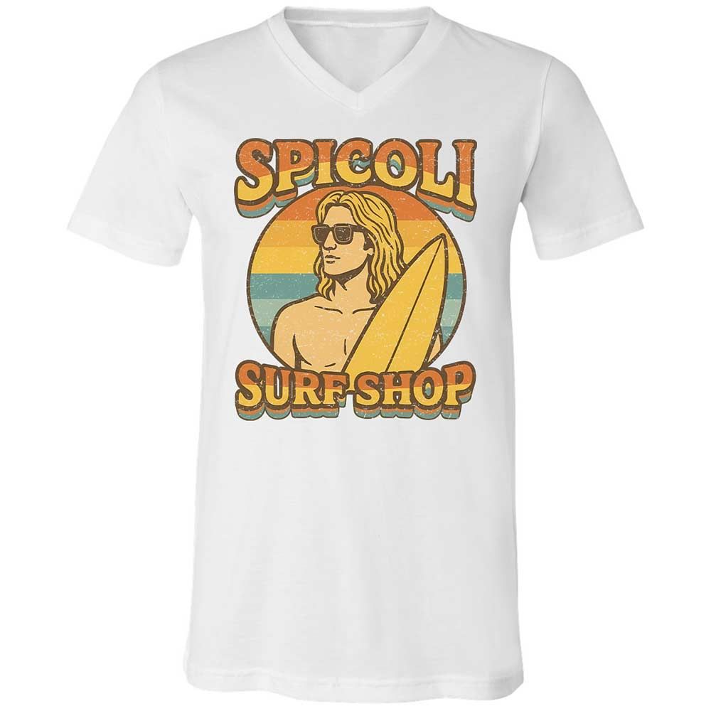 Unisex V-Neck T-Shirt - KFK3649N - White - 1