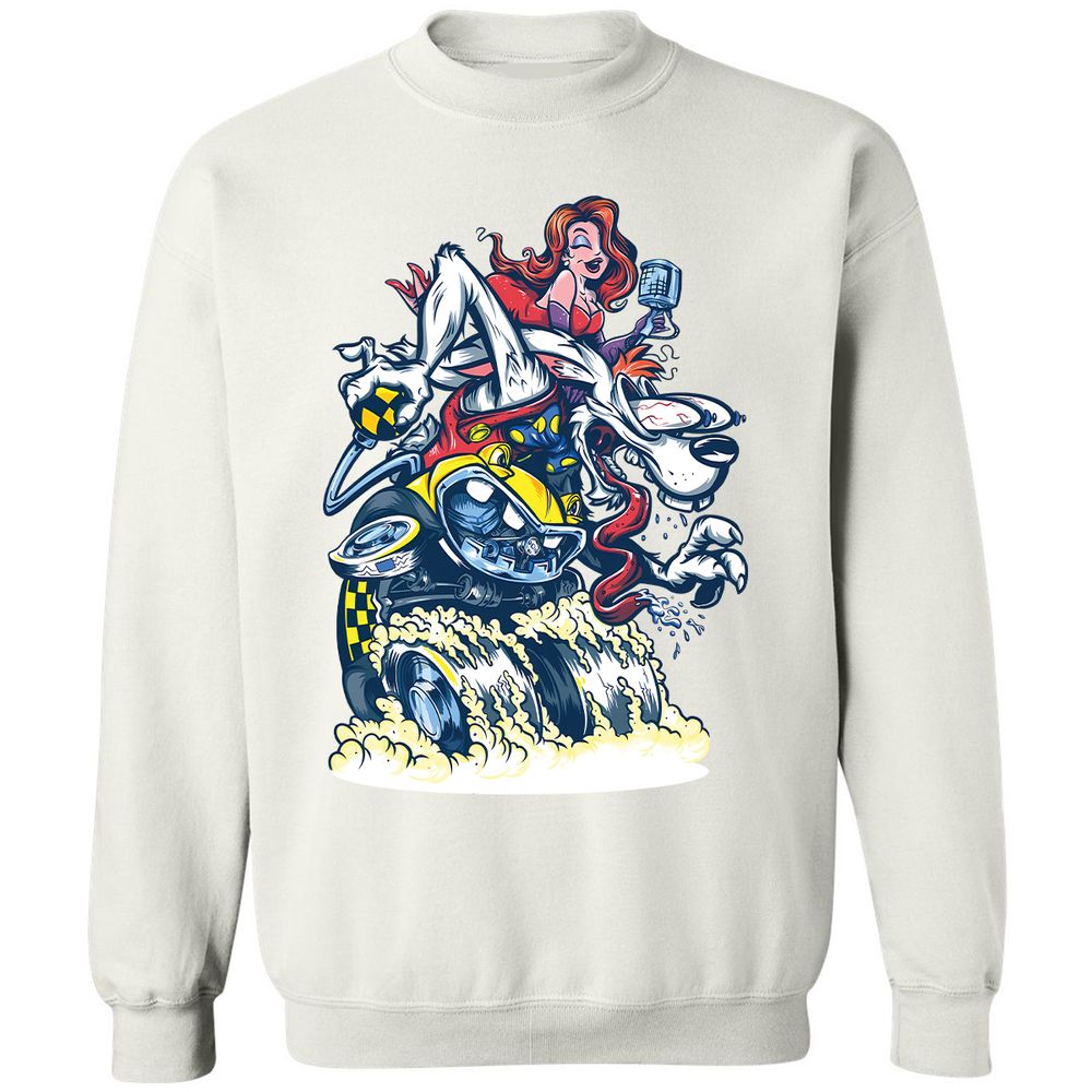 Classic Unisex Sweatshirt - LBFPJJ1R - White - 1
