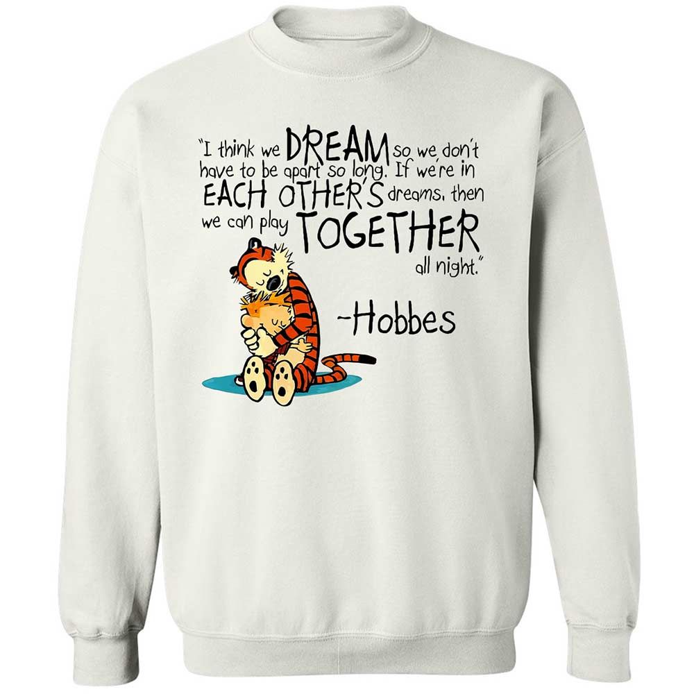 Calvin Hobbes Dreams - White - 1