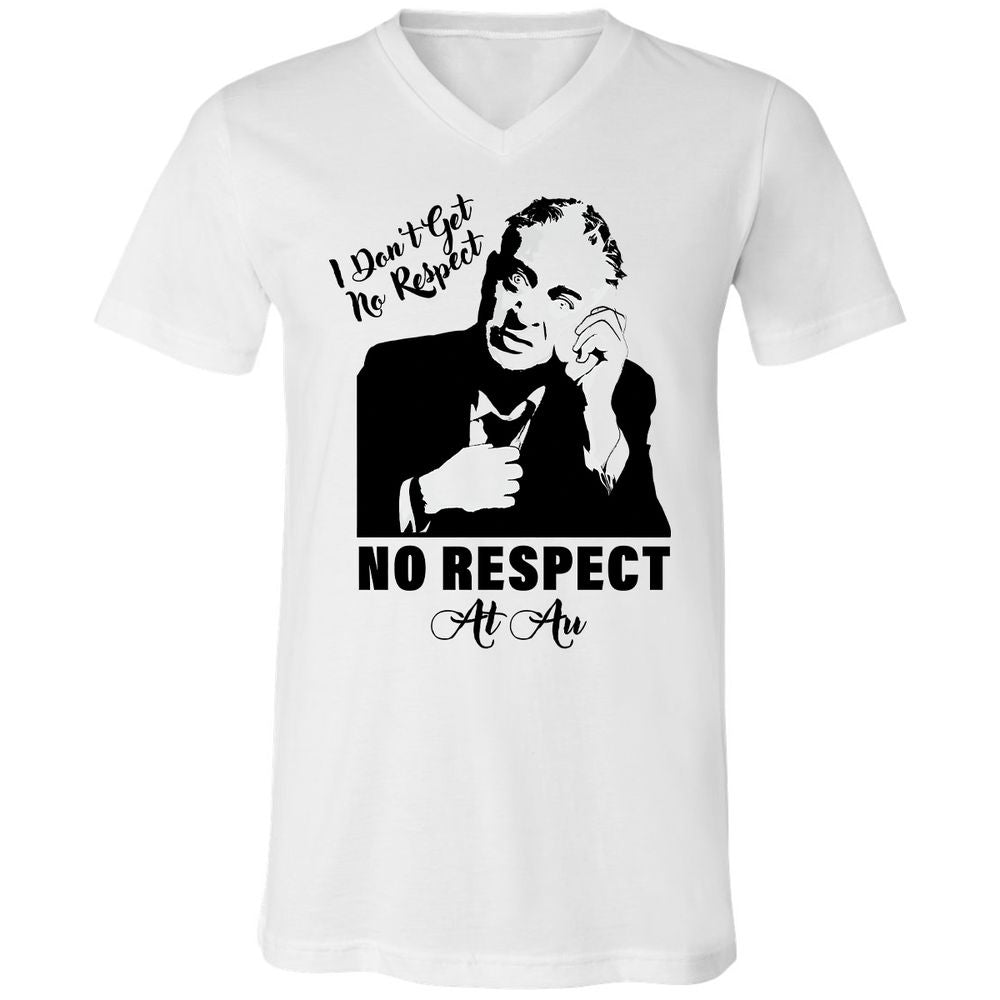 Unisex V-Neck T-Shirt - CRQJ9GZ1 - White - 1