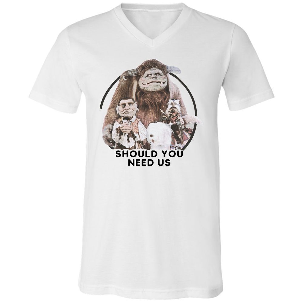 Unisex V-Neck T-Shirt - THA13UGY - White - 1