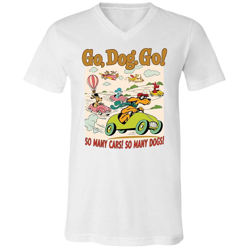 Unisex V-Neck T-Shirt - 1YXVMM7J - White - 1