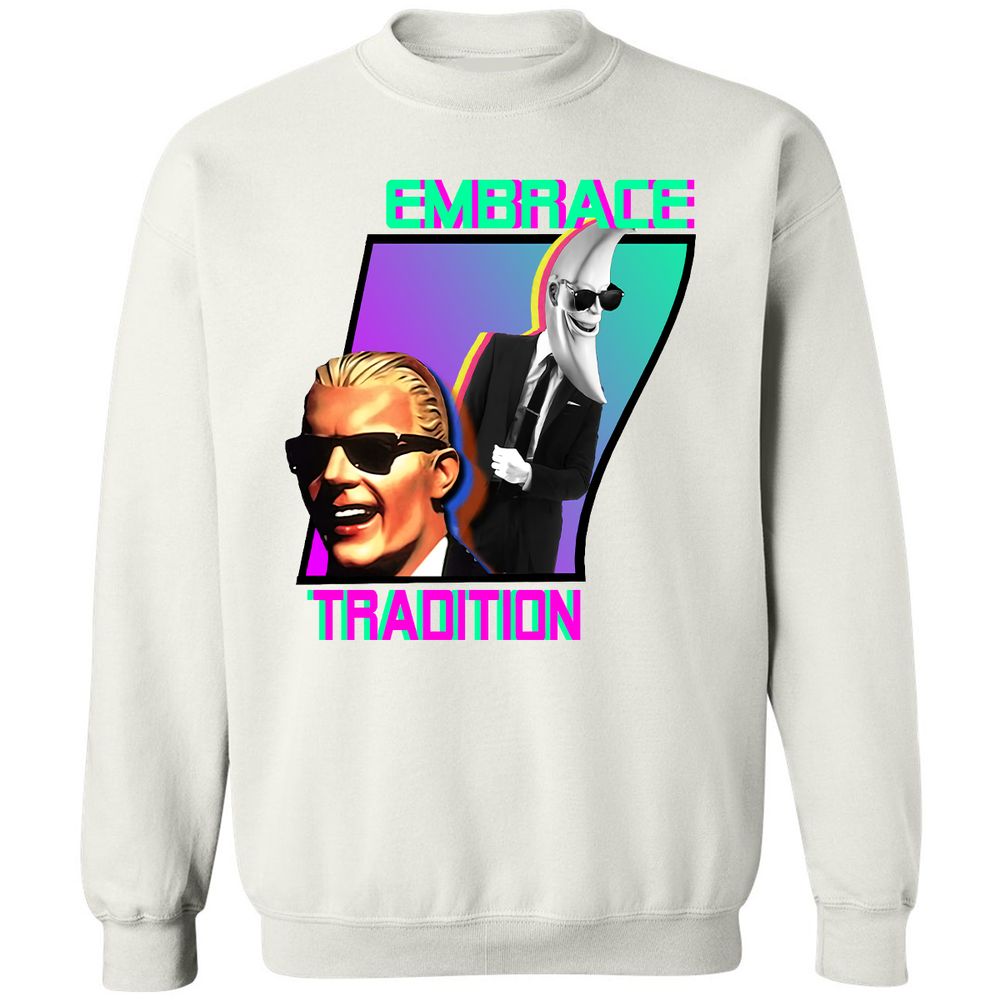 Classic Unisex Sweatshirt - VMEHGE5Q - White - 1