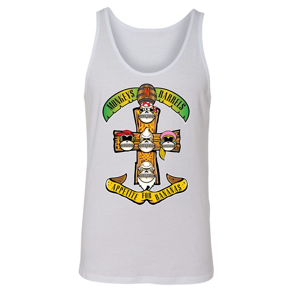 Unisex Jersey Tank - 263QXSQ1 - White - 1