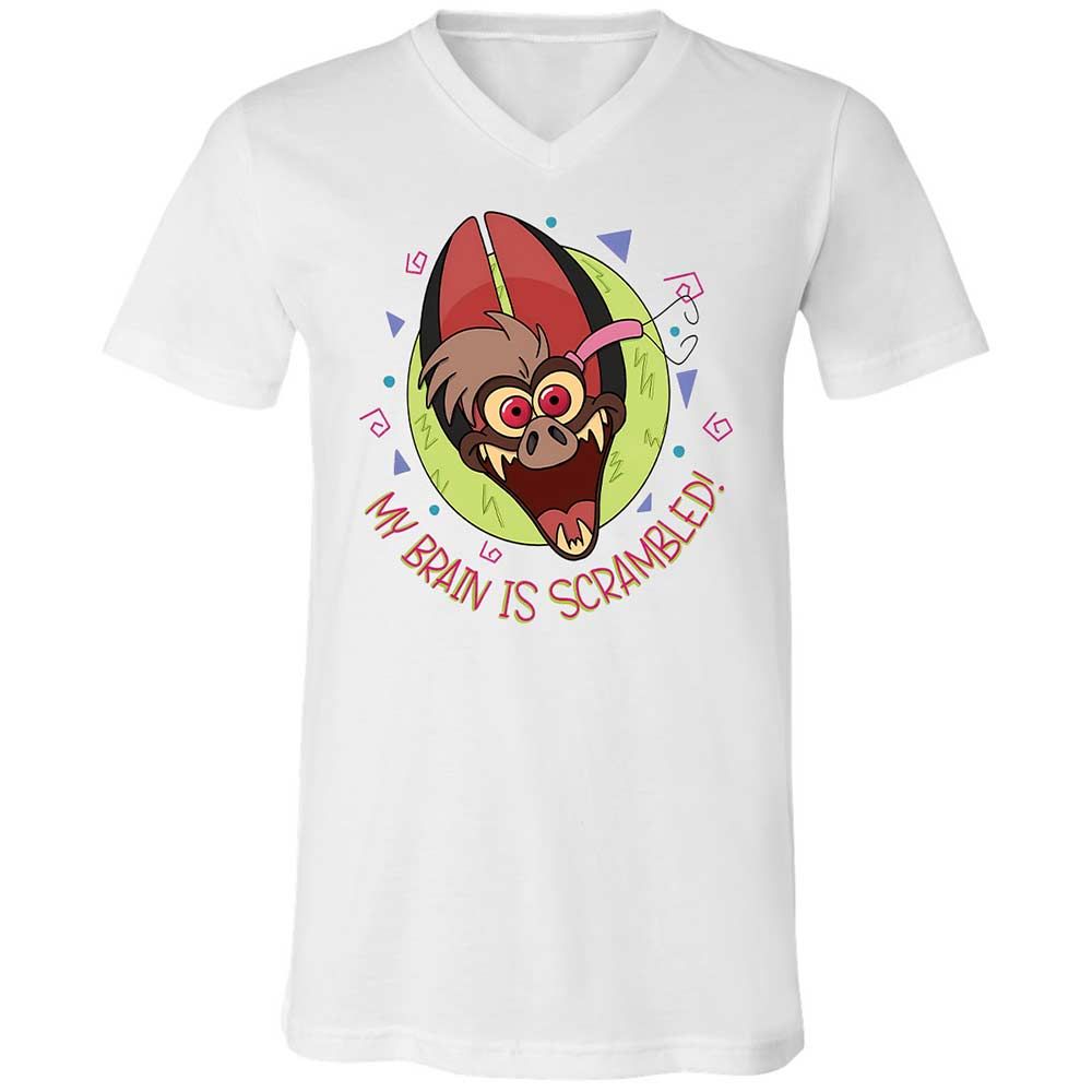 Unisex V-Neck T-Shirt - 5DGU18T5 - White - 1